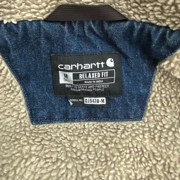 Carhartt Denim Jacket with Sherpa Lining - Picture 4 of 5